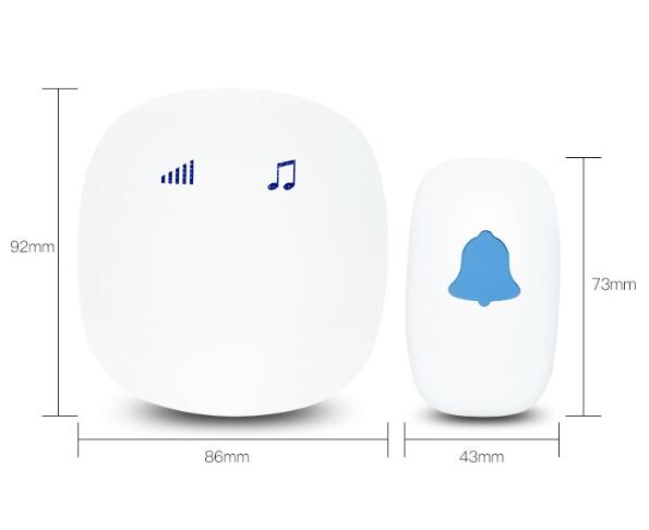 Long-range wireless digital touch doorbell